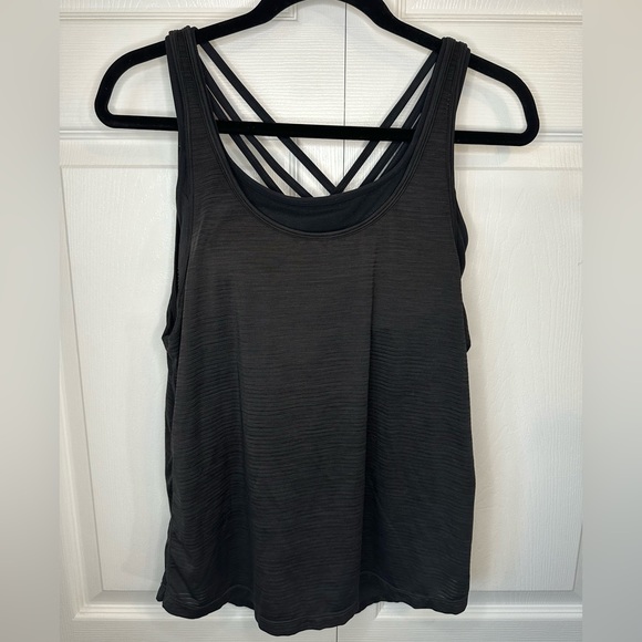 Athleta Tops - Athleta 2 in 1 Tank top Black Sz.S